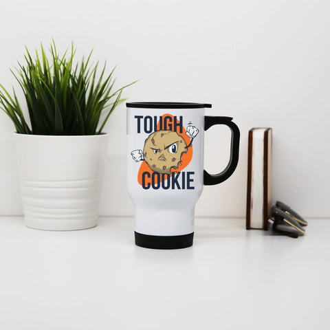Though cookie funny stainless steel travel mug eco cup - Graphic Gear