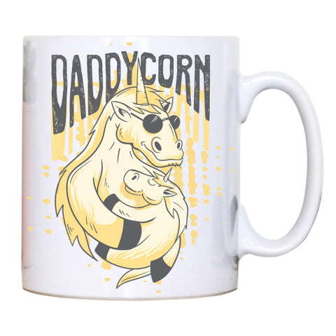 Daddycorn unicorn dad fathers day mug coffee tea cup - Graphic Gear