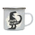 Papasaurus rex funny dinosaur dad father enamel camping mug outdoor cup - Graphic Gear