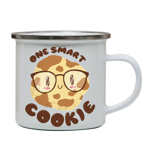 Smart cookie funny enamel camping mug outdoor cup - Graphic Gear