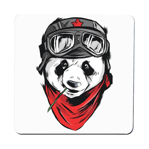 Cool panda illustration design coaster drink mat - Graphic Gear