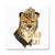 Cheetah wild cat illustration abstract design coaster drink mat - Graphic Gear