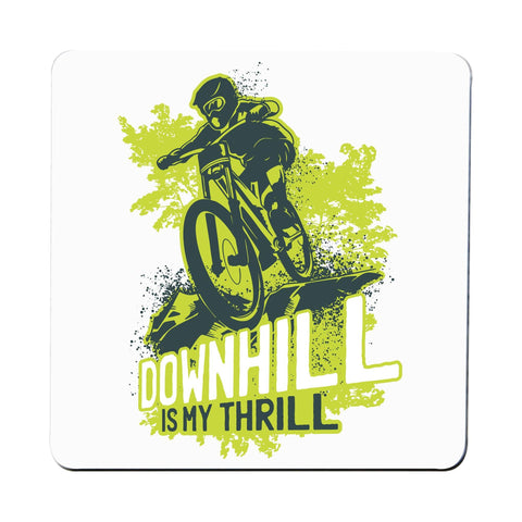 Downhill biking mountain bike coaster drink mat - Graphic Gear