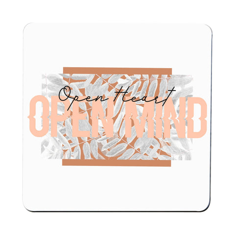 Open heart abstract art design coaster drink mat - Graphic Gear