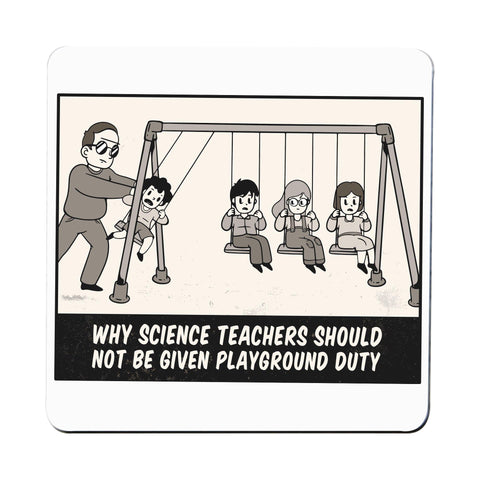 Science teacher funny coaster drink mat - Graphic Gear