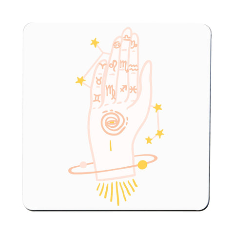 Zodiac signs illustration design coaster drink mat - Graphic Gear