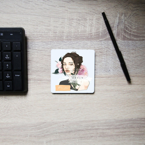 To be free inspirational design coaster drink mat - Graphic Gear