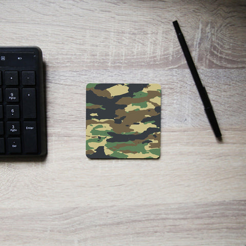 Camo pattern design coaster drink mat - Graphic Gear