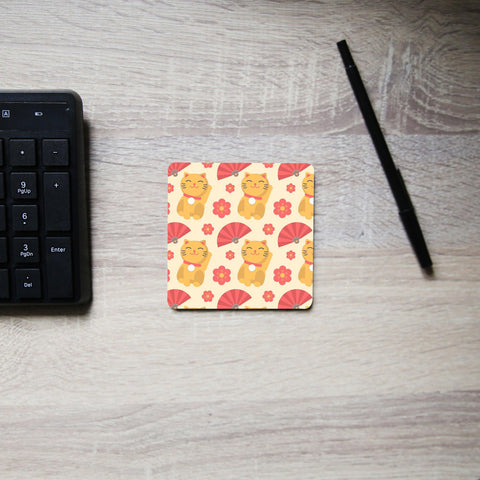 Cute Japanese pattern design coaster drink mat - Graphic Gear
