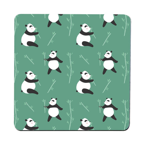 Cute panda pattern design funny illustration coaster drink mat - Graphic Gear