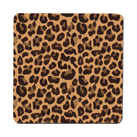 Leopard skin seamless pattern illustration design coaster drink mat - Graphic Gear