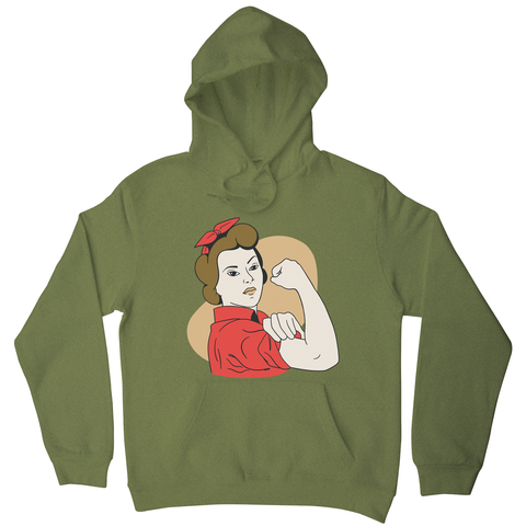 Rosie the riveter hoodie - Graphic Gear
