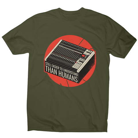 Mixing console quote men's t-shirt - Graphic Gear