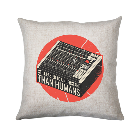 Mixing console quote cushion cover pillowcase linen home decor - Graphic Gear