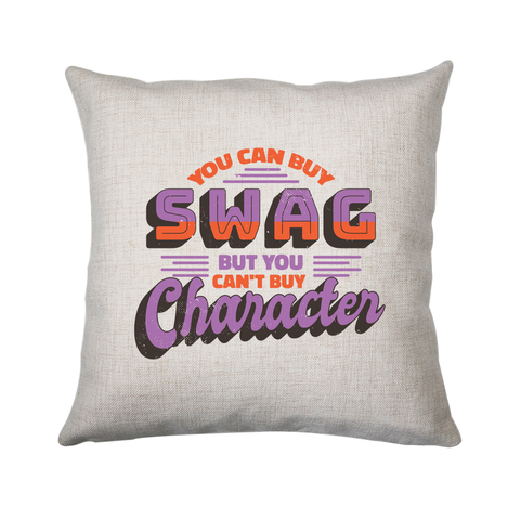 Swag character cushion cover pillowcase linen home decor - Graphic Gear
