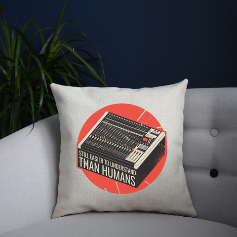 Mixing console quote cushion cover pillowcase linen home decor - Graphic Gear