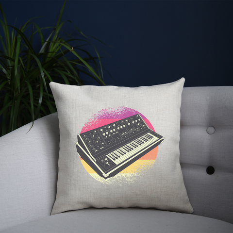 Synthesizer Retro cushion cover pillowcase linen home decor - Graphic Gear