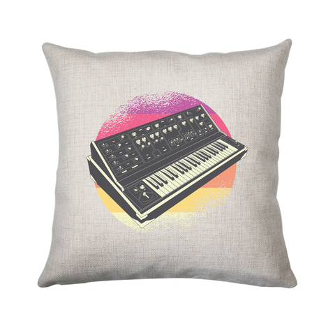 Synthesizer Retro cushion cover pillowcase linen home decor - Graphic Gear