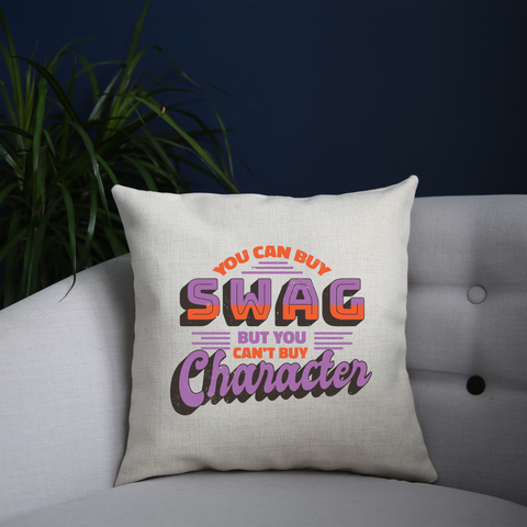 Swag character cushion cover pillowcase linen home decor - Graphic Gear