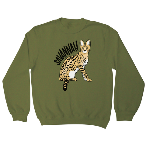 Savannah Cat sweatshirt - Graphic Gear