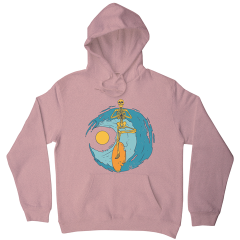 Surfer skeleton hoodie - Graphic Gear