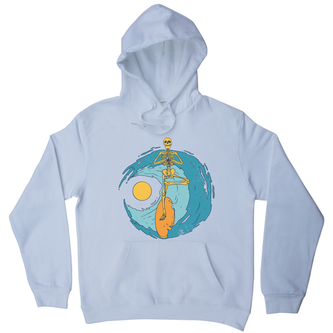 Surfer skeleton hoodie - Graphic Gear