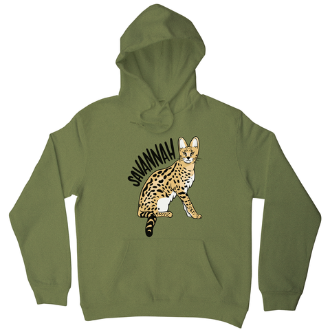 Savannah Cat hoodie - Graphic Gear