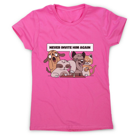 Animals playing with sloth funny women's t-shirt - Graphic Gear