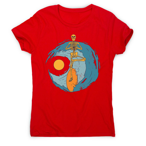 Surfer skeleton women's t-shirt - Graphic Gear