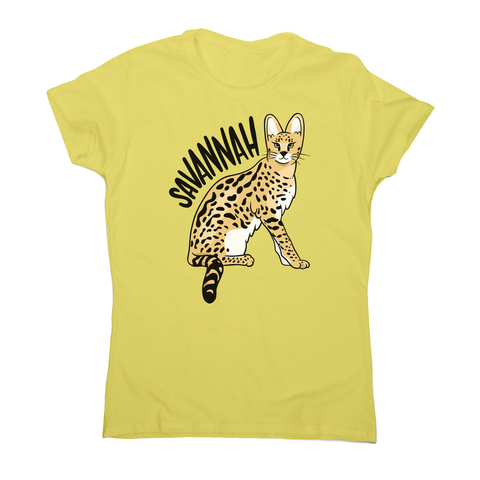 Savannah Cat women's t-shirt - Graphic Gear