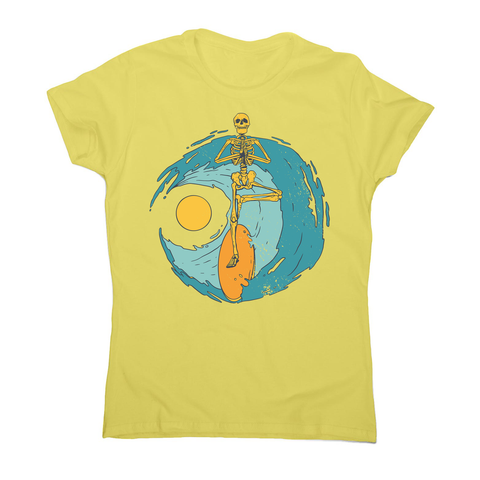 Surfer skeleton women's t-shirt - Graphic Gear