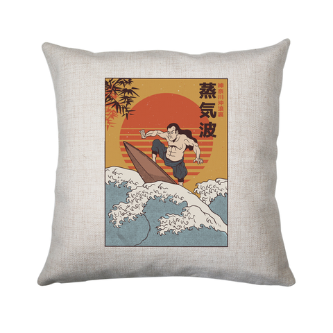 Samurai Surfing cushion cover pillowcase linen home decor - Graphic Gear