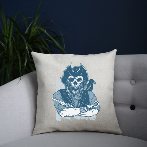 Skeleton pirate cushion cover pillowcase linen home decor - Graphic Gear