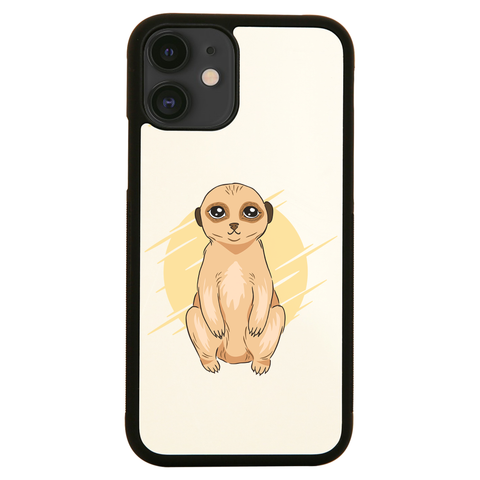 Cute Meerkat iPhone case cover 11 11Pro Max XS XR X - Graphic Gear