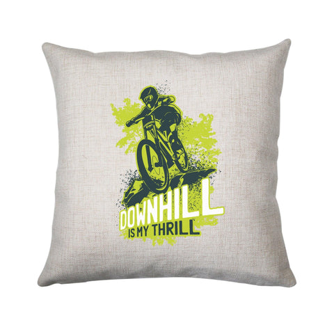 Downhill biking mountain bike cushion cover pillowcase linen home decor - Graphic Gear