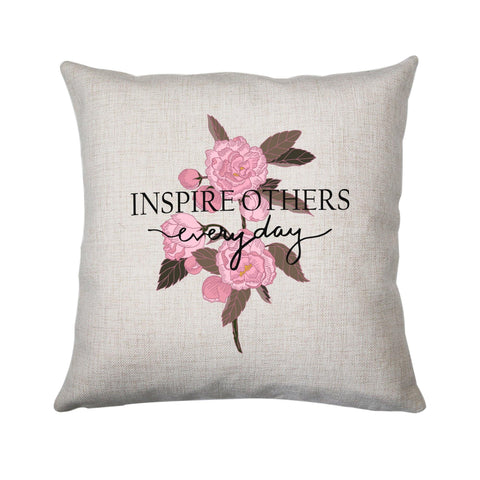 Inspire inspirational motivational graphic design cushion cover pillowcase linen home decor - Graphic Gear