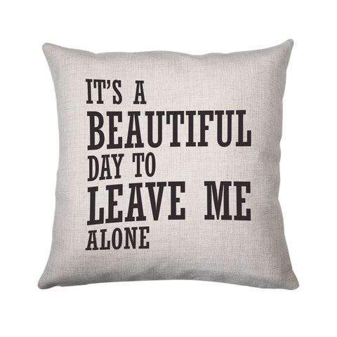 It's a beautiful day to leave funny rude cushion cover pillowcase linen home decor - Graphic Gear