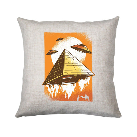 Pyramid ufo funny cushion cover pillowcase linen home decor - Graphic Gear