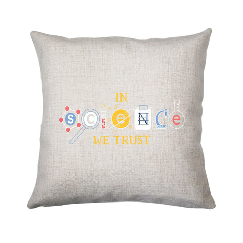 Science quote funny cushion cover pillowcase linen home decor - Graphic Gear