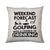 Weekend forcast golfing funny golf drinking cushion cover pillowcase linen home decor - Graphic Gear