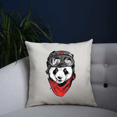 Cool panda illustration design cushion cover pillowcase linen home decor - Graphic Gear
