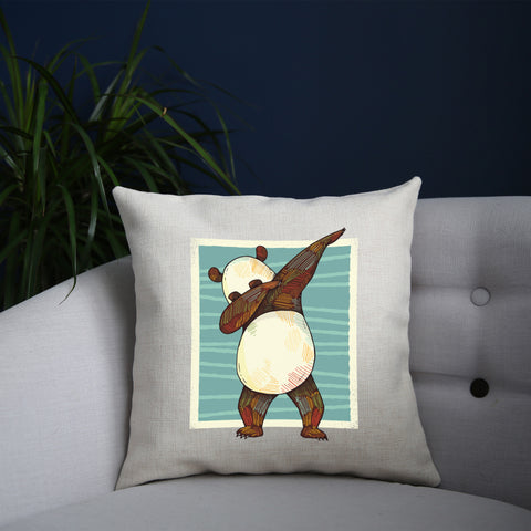 Panda dabbing funny Cushion cover pillowcase linen home decor - Graphic Gear