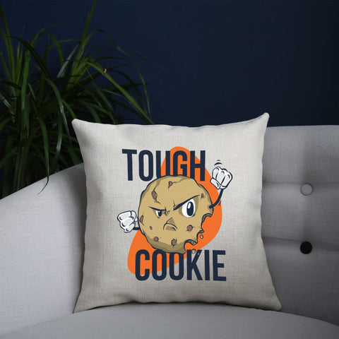 Though cookie funny cushion cover pillowcase linen home decor - Graphic Gear
