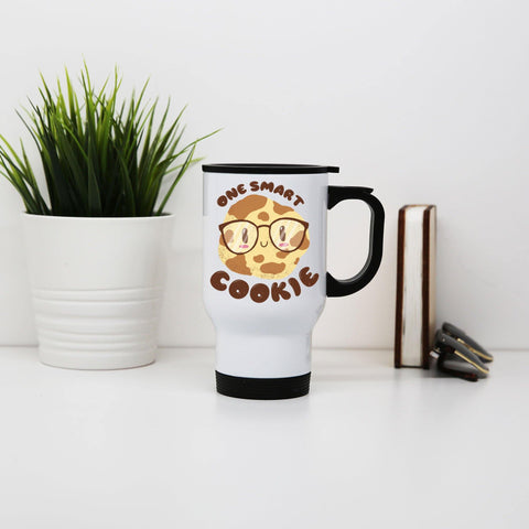 Smart cookie funny stainless steel travel mug eco cup - Graphic Gear