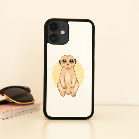 Cute Meerkat iPhone case cover 11 11Pro Max XS XR X - Graphic Gear