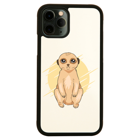 Cute Meerkat iPhone case cover 11 11Pro Max XS XR X - Graphic Gear