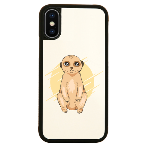 Cute Meerkat iPhone case cover 11 11Pro Max XS XR X - Graphic Gear