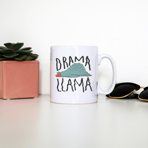 Drama llama funny mug coffee tea cup - Graphic Gear