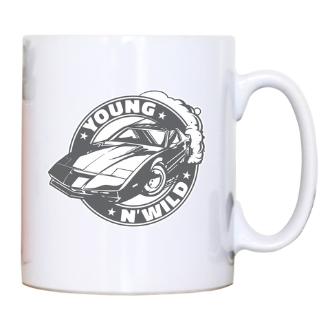 Muscle car badge mug coffee tea cup - Graphic Gear