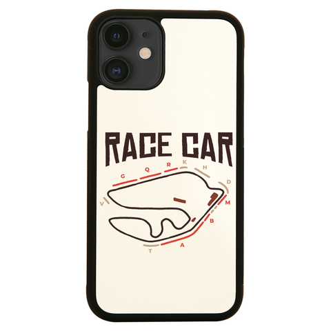 Race car circuit iPhone case cover 11 11Pro Max XS XR X - Graphic Gear